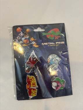 Space Jam 30th Anniversary 4-Piece Metal Pin Set